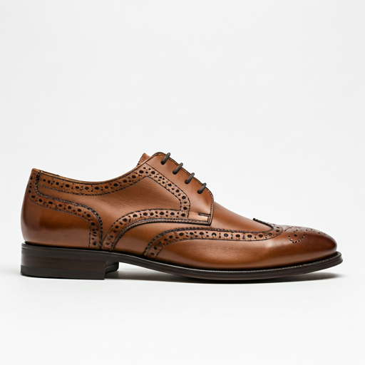 Premium Brown Leather Oxfords
