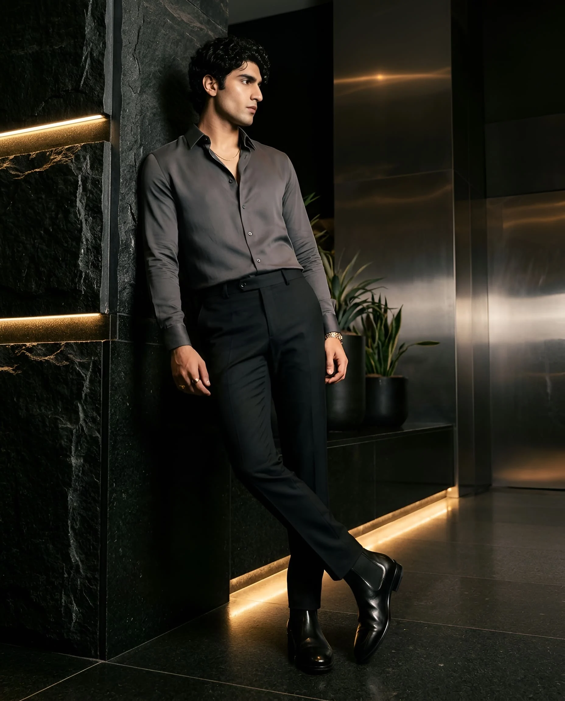 Man wearing Step31 Chelsea boot